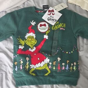 Dr. Seuss Green Grinch Holiday Sweatshirt